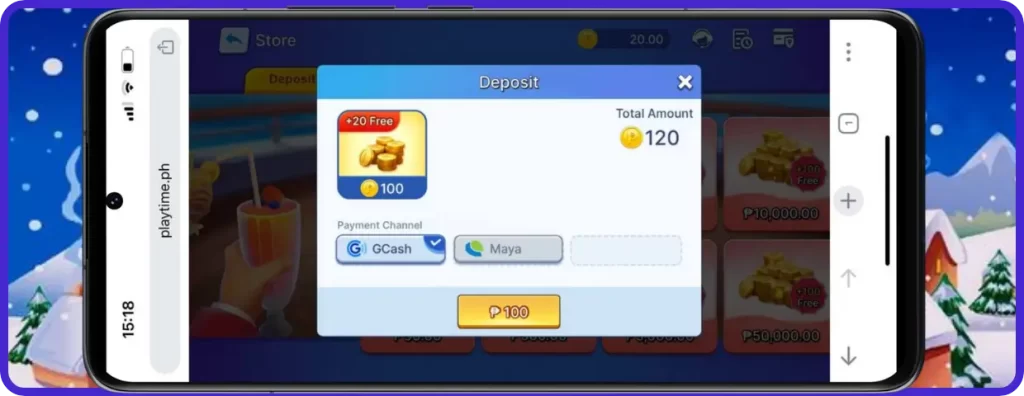 Deposit Playtime